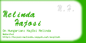 melinda hajosi business card